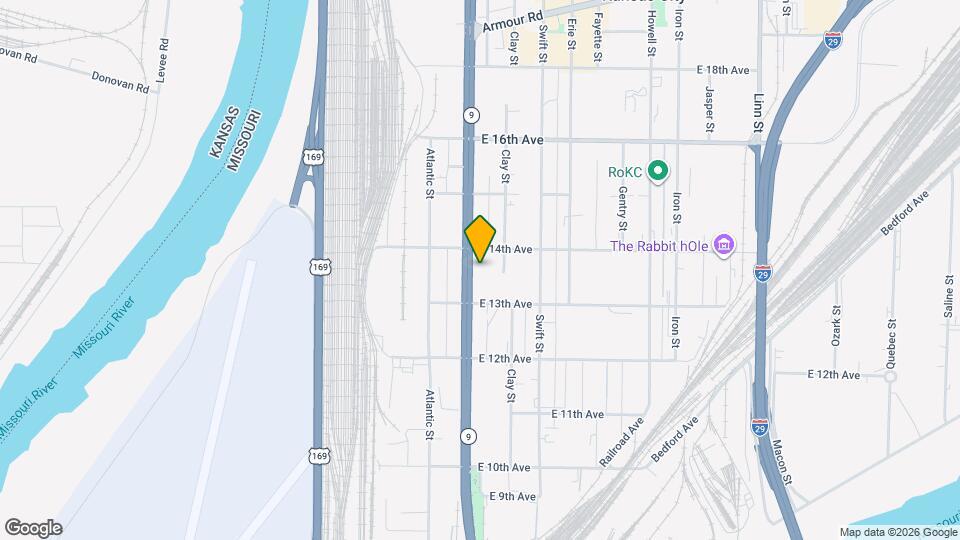 1327 Burlington St Map and Location Details