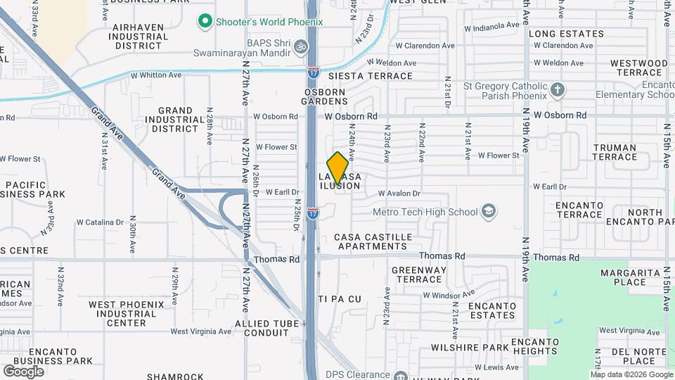 3029 N 24th Ln Map and Location Details