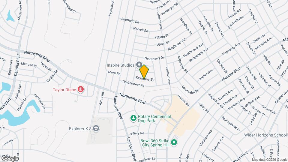 10436 Keystone St Map and Location Details
