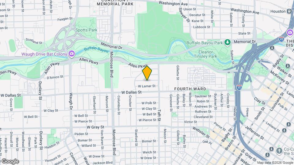 1937 W McKinney St Map and Location Details