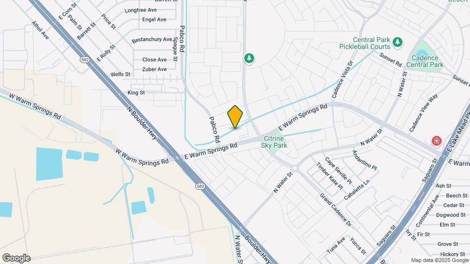 100 E Warm Springs Rd Map and Location Details