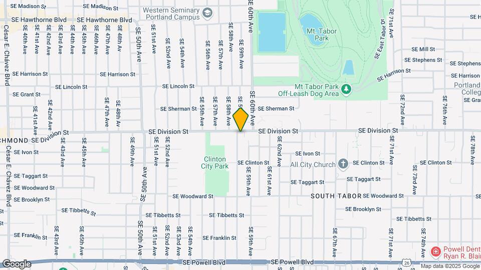 2404-2418 SE 58th Map and Location Details