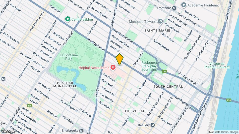 2131 De Champlain Rue Map and Location Details