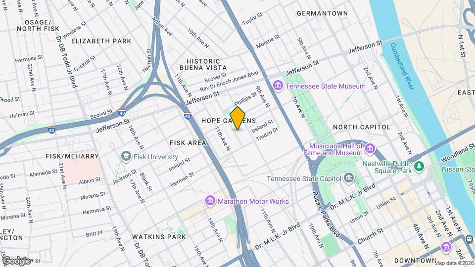 914 Warren St Map and Location Details