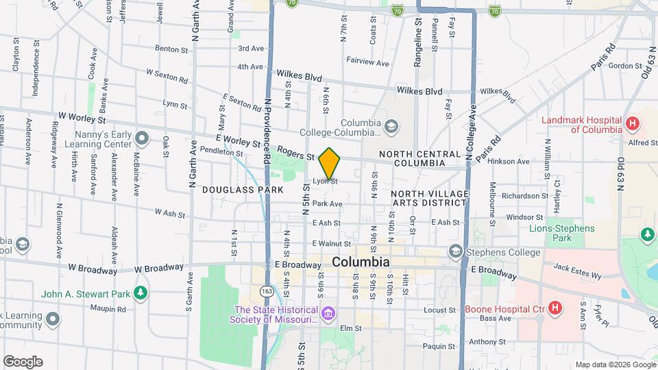 606 Lyon St, Unit 606 Map and Location Details