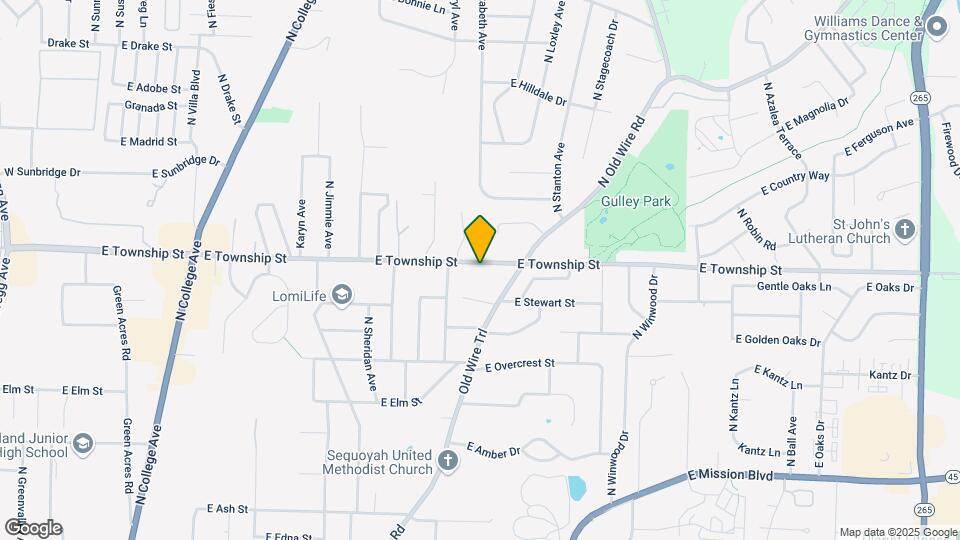 1335 E Township St Map and Location Details