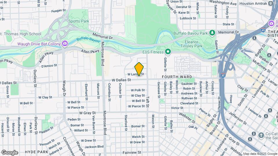 1930 W Dallas St Map and Location Details