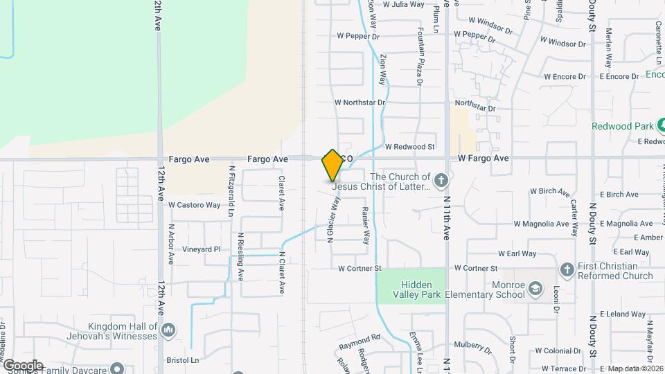 2416 N Glacier Way Map and Location Details