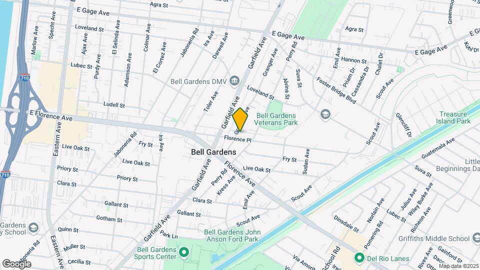 7134 Granger Ave Mapa y Detalles de la Ubicación