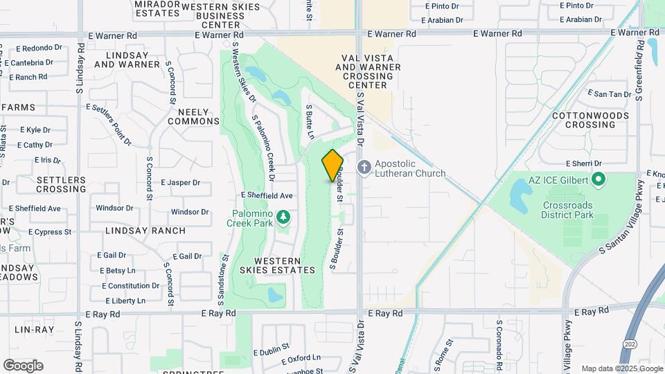 1236 S Boulder St Map and Location Details