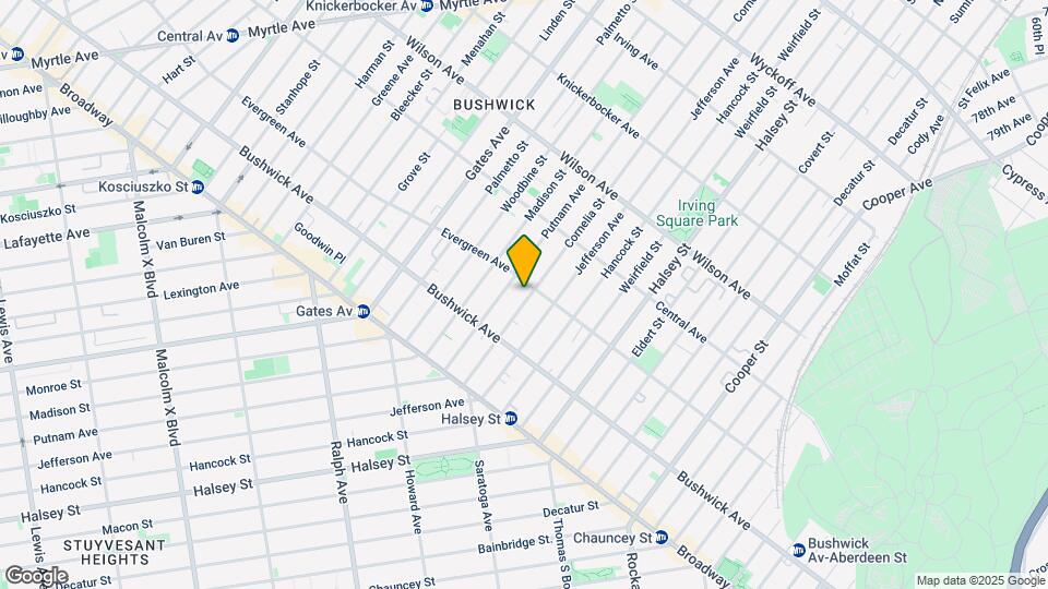 105 Cornelia St Mapa y Detalles de la Ubicación
