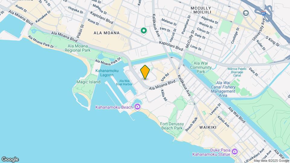 1778 Ala Moana Blvd, Unit 2612 Mapa y Detalles de la Ubicación