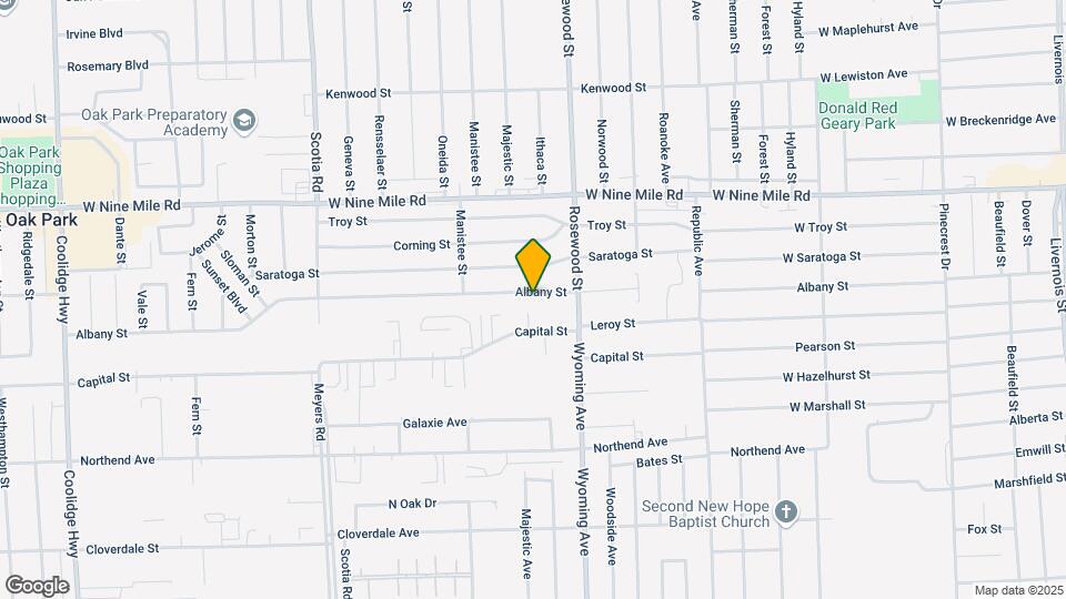 10121 Albany St Map and Location Details