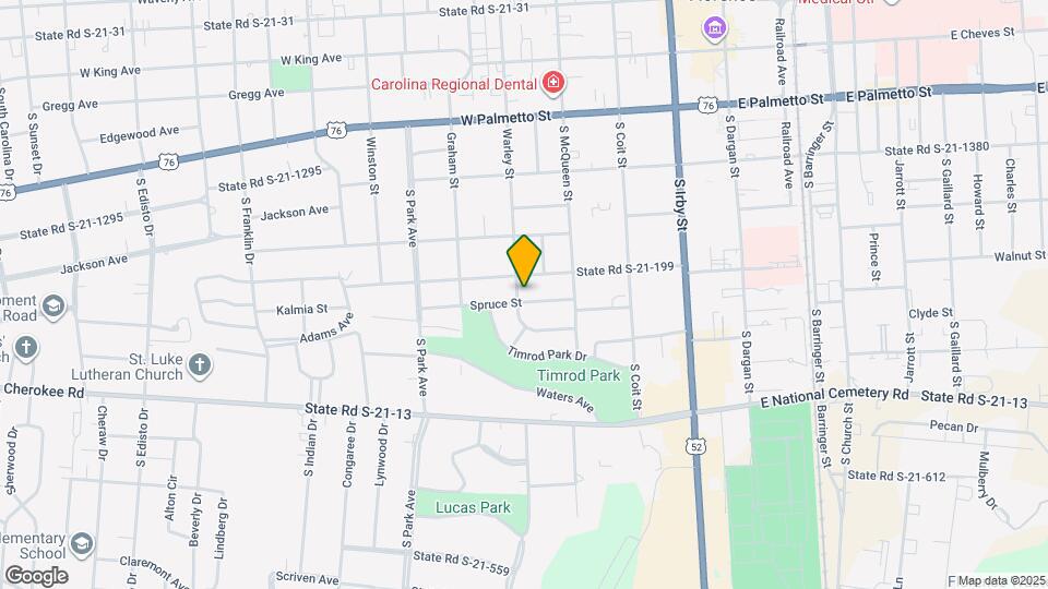 606 Warley St Map and Location Details