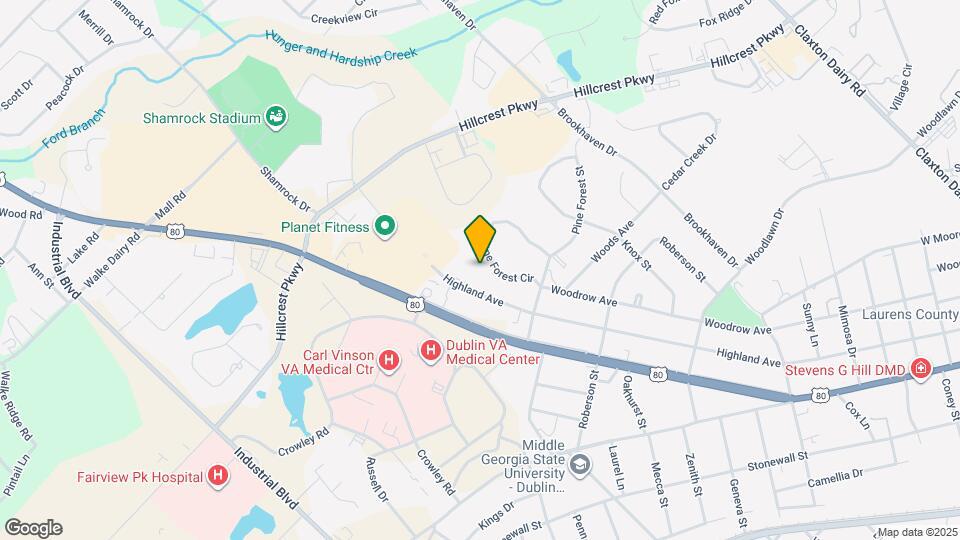 1810 Pine Forest Cir Map and Location Details