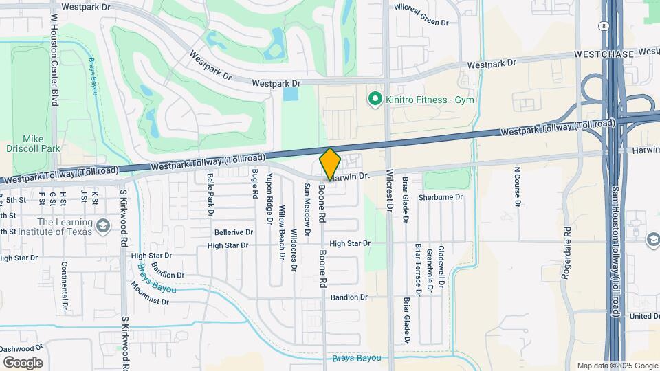 11411 Harwin Dr. Map and Location Details