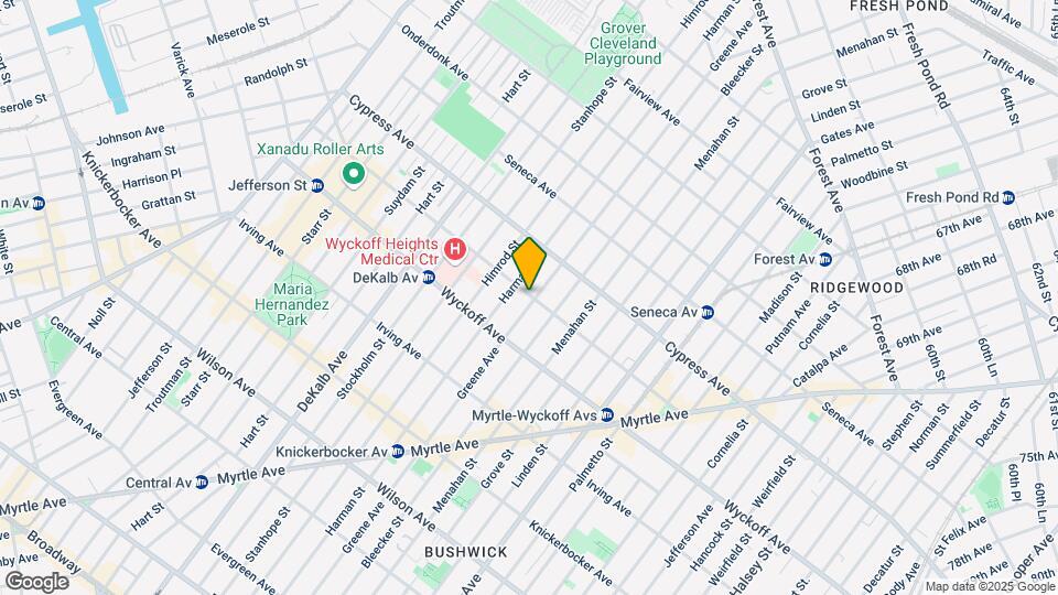 215 Saint Nicholas Ave Mapa y Detalles de la Ubicación