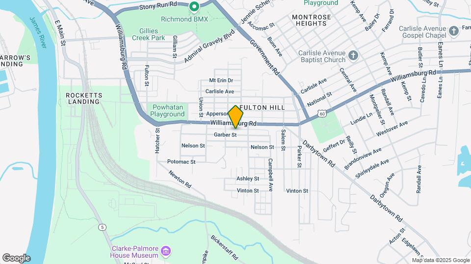 1308 Garber St Map and Location Details