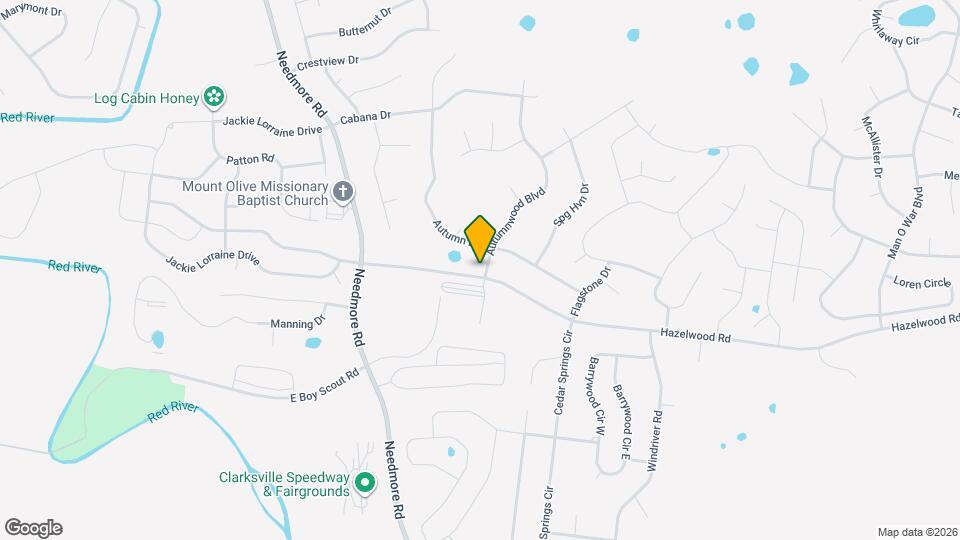 1700 Autumnwood Blvd Map and Location Details