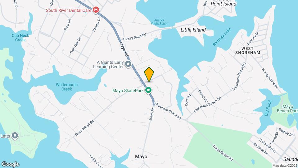 1261 Mayo Ridge Rd Map and Location Details