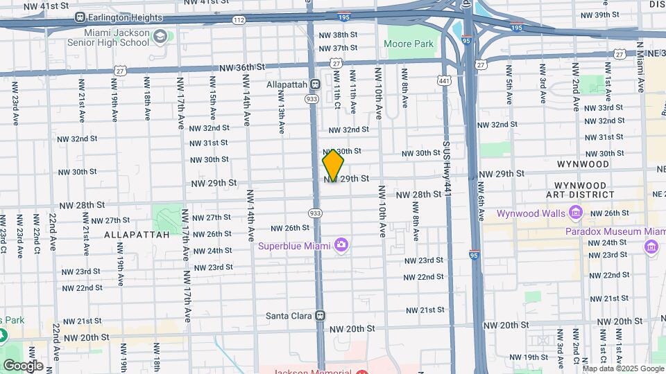 1150 NW 29th St Map and Location Details