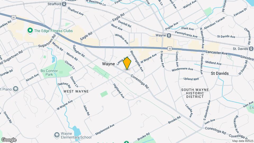 232 W Wayne Ave Map and Location Details