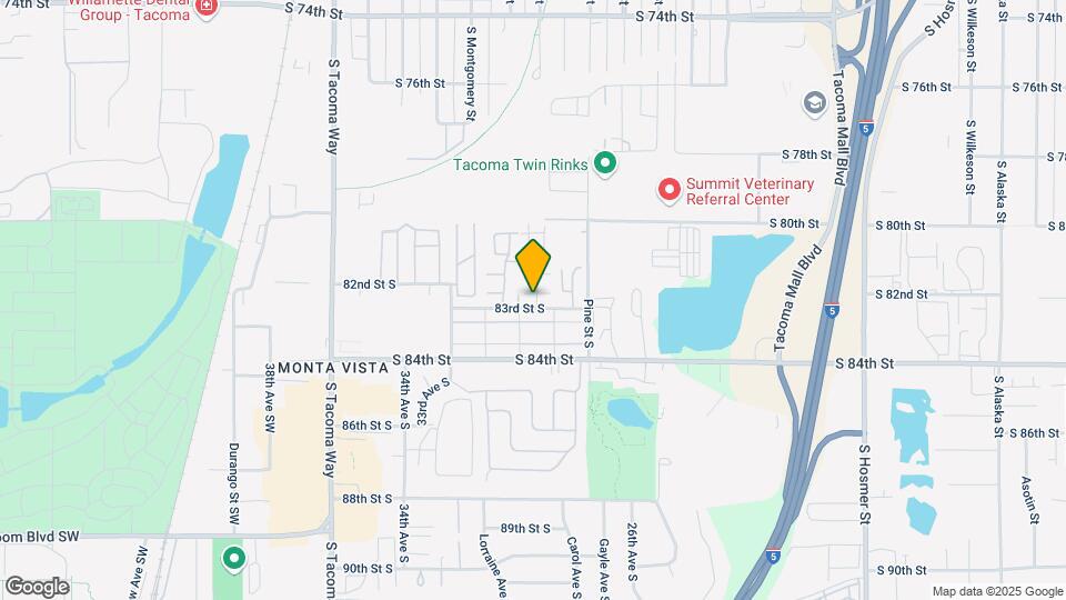Twin Oaks Mobile Home Park Map and Location Details