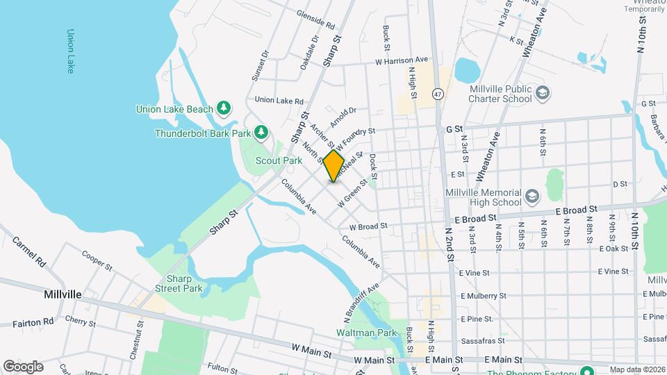 825 Church St Map and Location Details