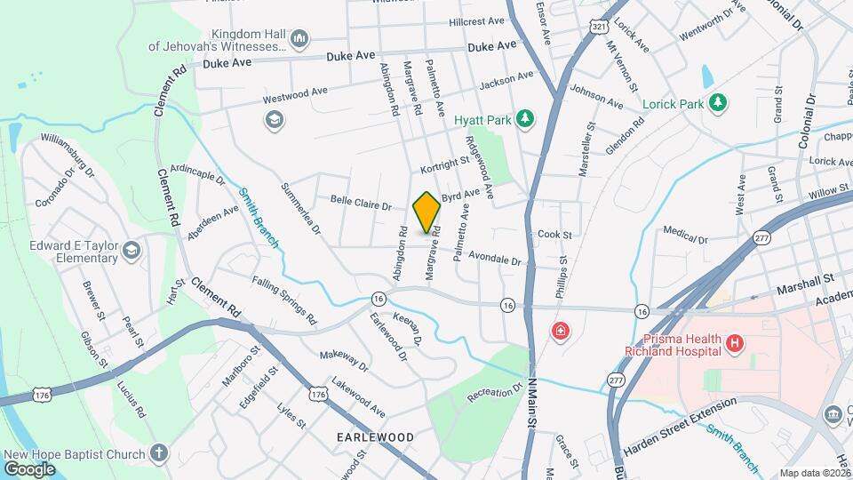 3401 Margrave Rd Map and Location Details