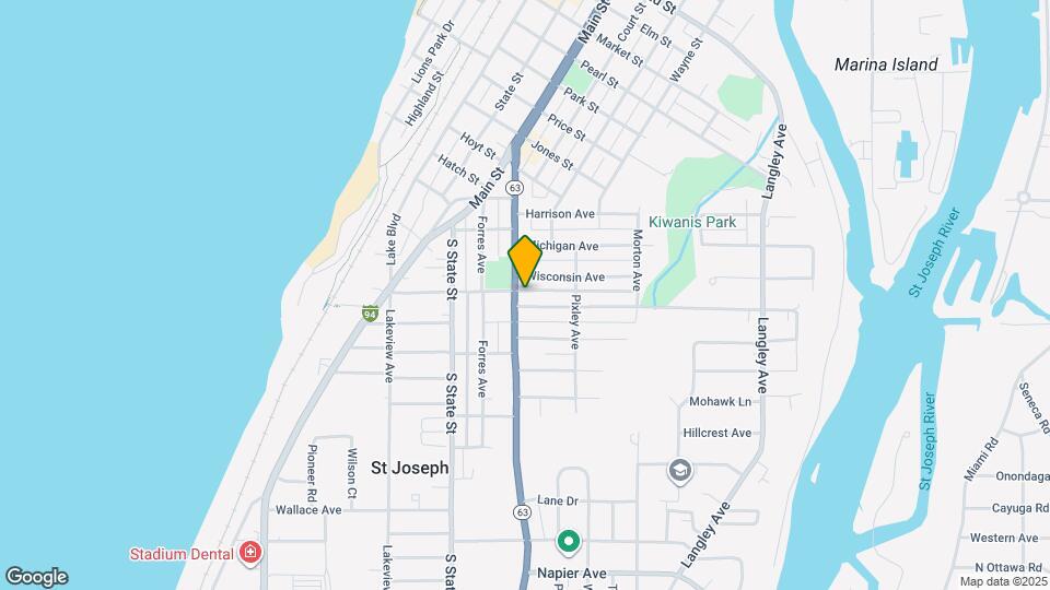 1601 Niles Ave, Unit Apt. A Map and Location Details