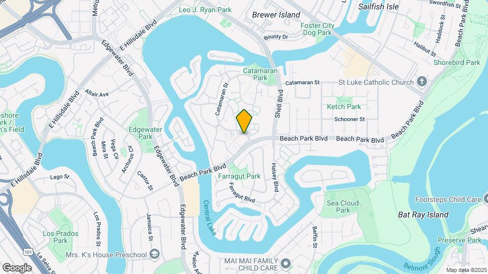 309 Catamaran Street Map and Location Details