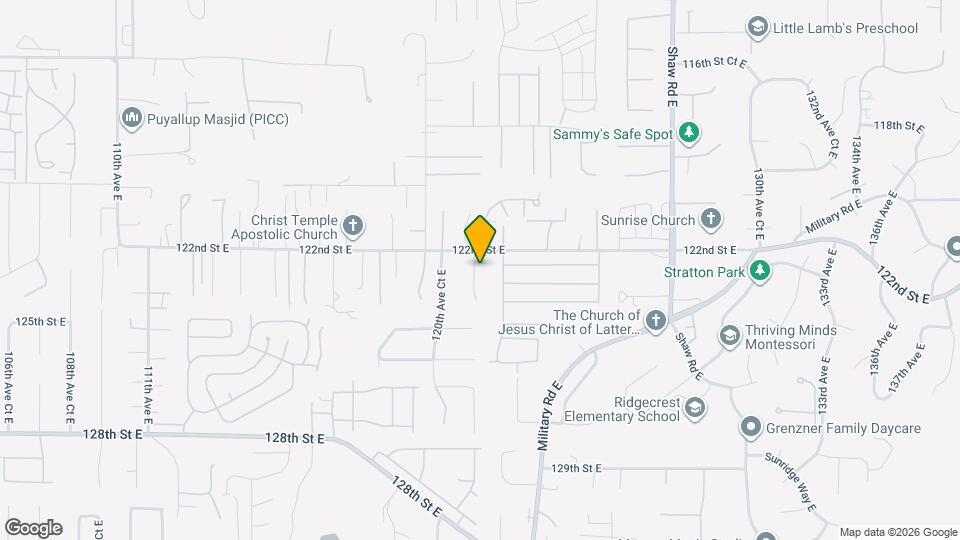 12215 121st Ave Ct E Map and Location Details