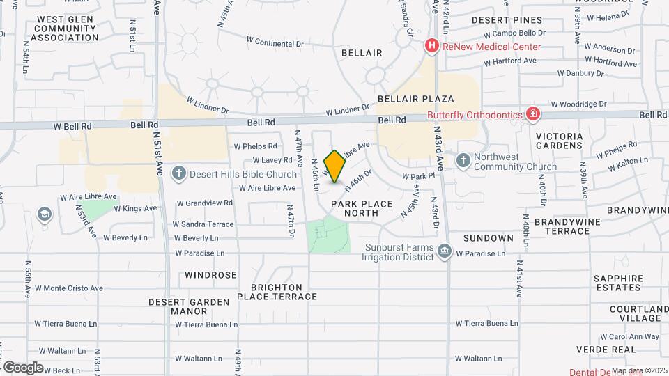 4662 W Kings Ave Map and Location Details