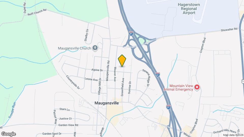 13908 Greenfield Ave Map and Location Details