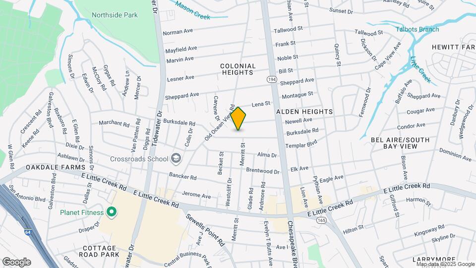 858 Burksdale Rd Map and Location Details