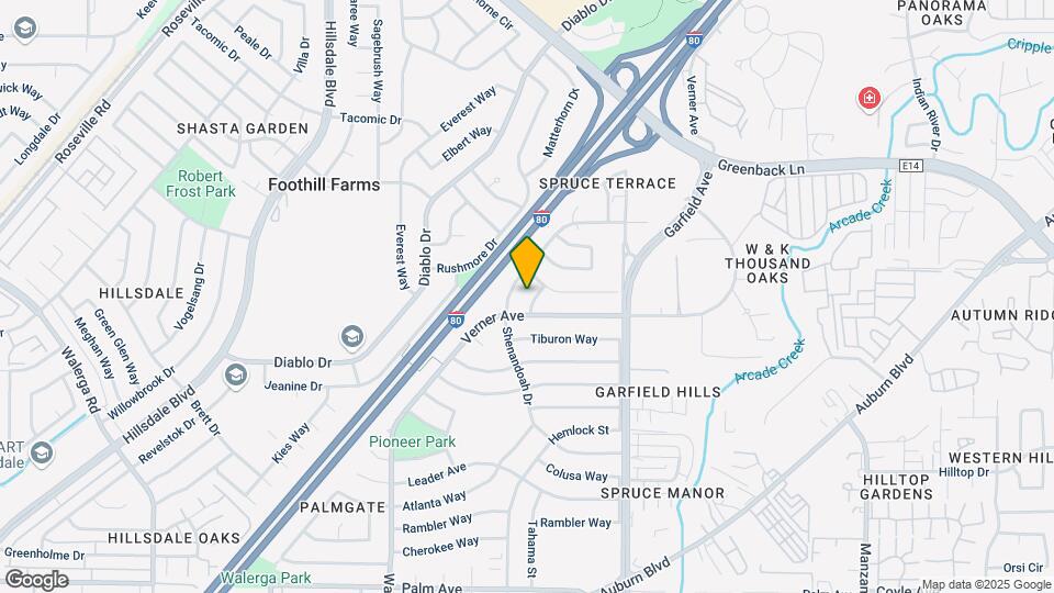 6109 Golden Dawn Way Map and Location Details