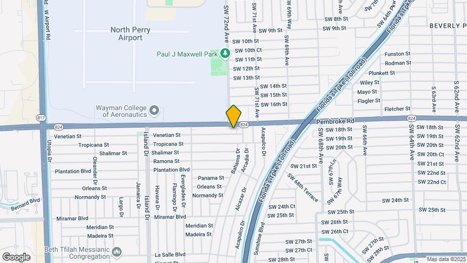 7211 Venetian St Mapa y Detalles de la Ubicación