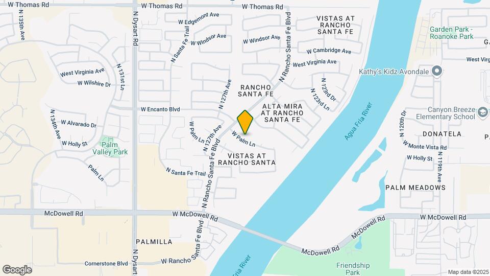 12550 W Palm Ln Map and Location Details