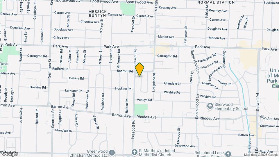 1019 W Walthal Cir Map and Location Details