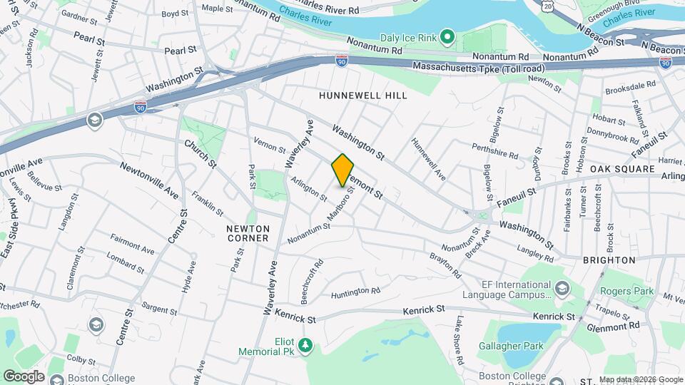 21 Marlboro St Map and Location Details