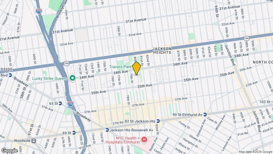 3428 80th St Map and Location Details