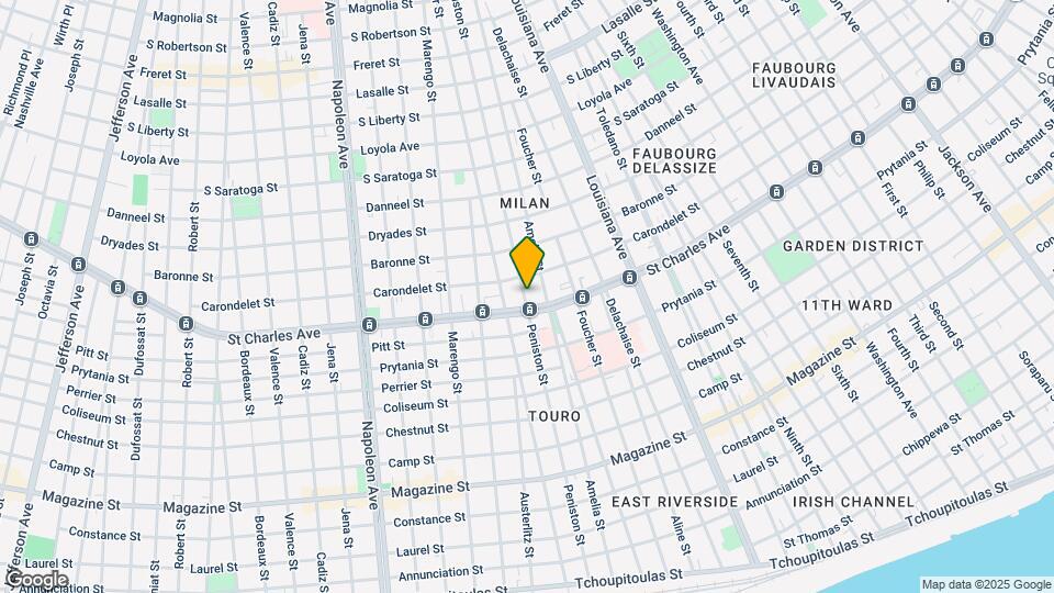 1615 Peniston St Mapa y Detalles de la Ubicación