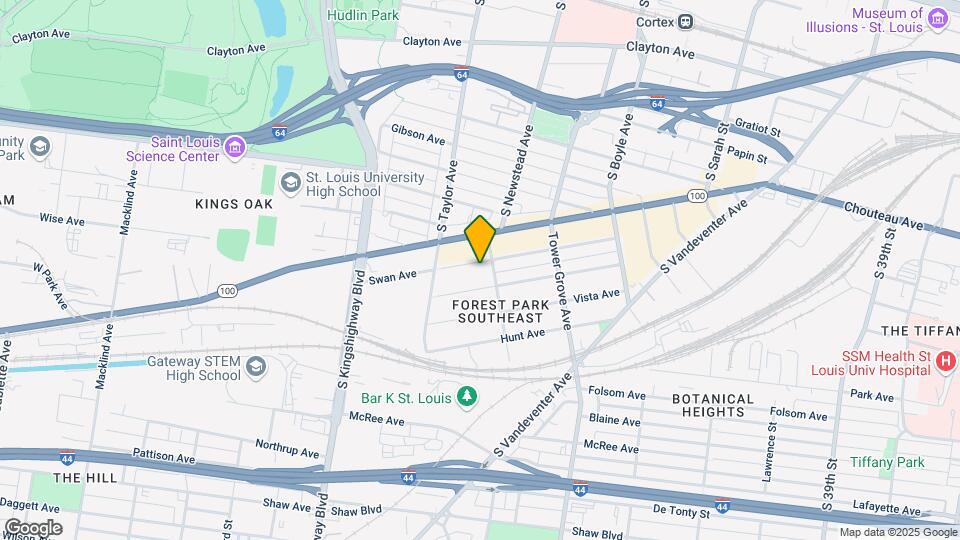 4414 Swan Ave Map and Location Details