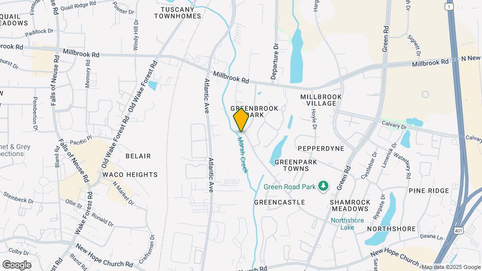 4813 Brockton Dr Map and Location Details