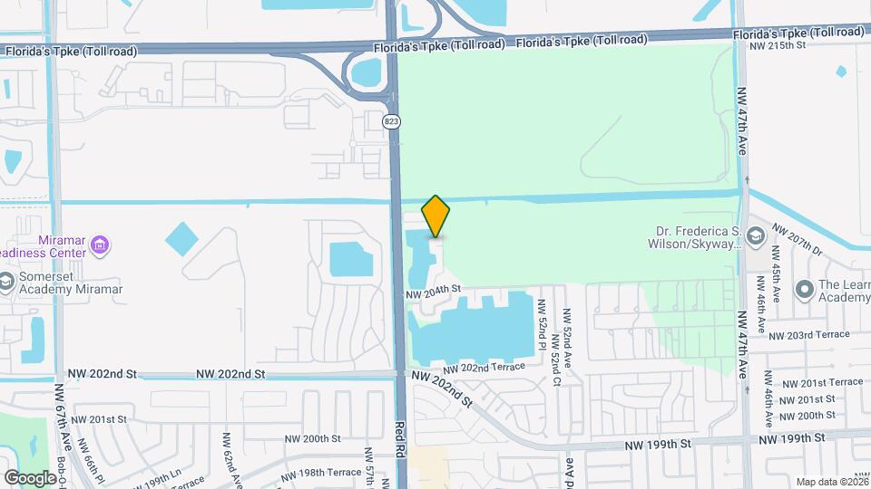 20606 NW 55th Ct Map and Location Details