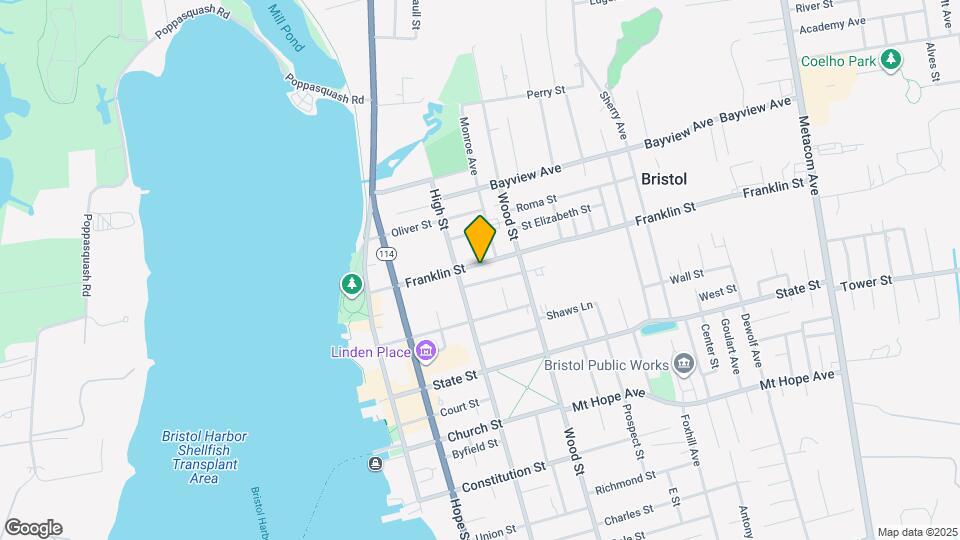 92 Franklin St Map and Location Details