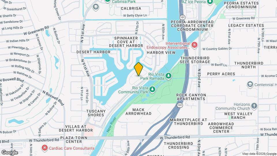 14548 N 87th Ave Map and Location Details