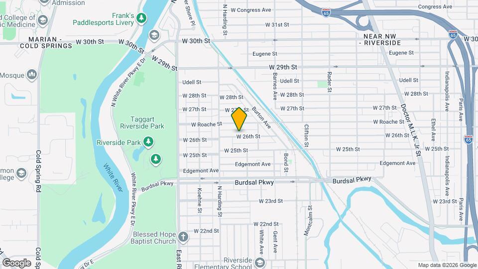 1322 W 26th St Mapa y Detalles de la Ubicación