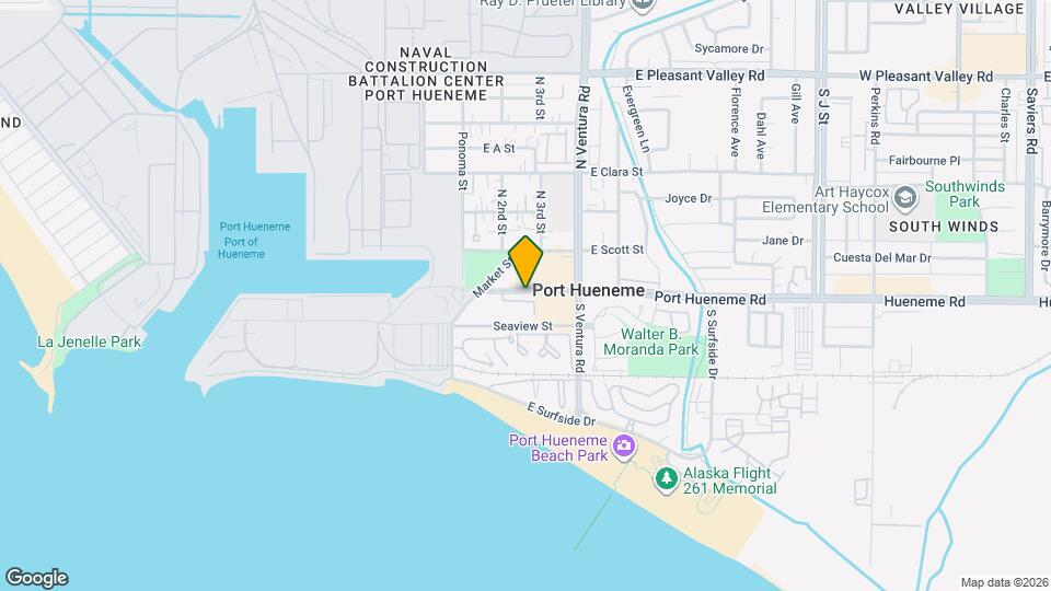 214 E Port Hueneme Rd Map and Location Details