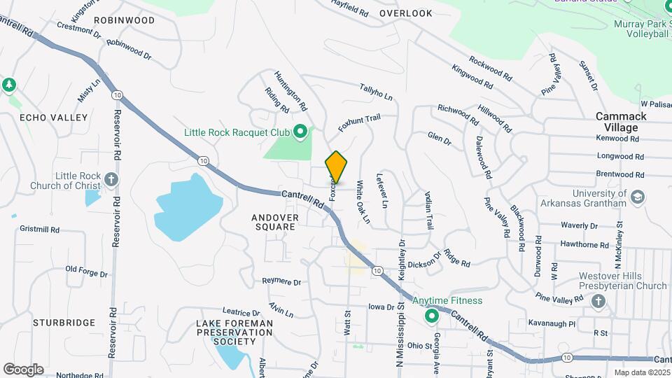 2805 Foxcroft Rd Map and Location Details